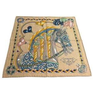 HERMES Authentic Green Scarf